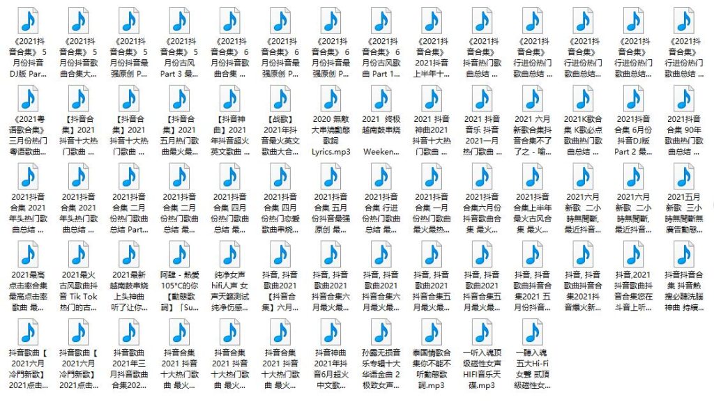 图片[1]-车载音乐抖音热门合集mp3打包下载3.5个G