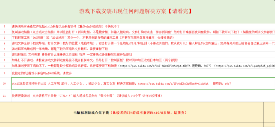 电脑游戏表大全-包含二次元真人大型互动建模游戏