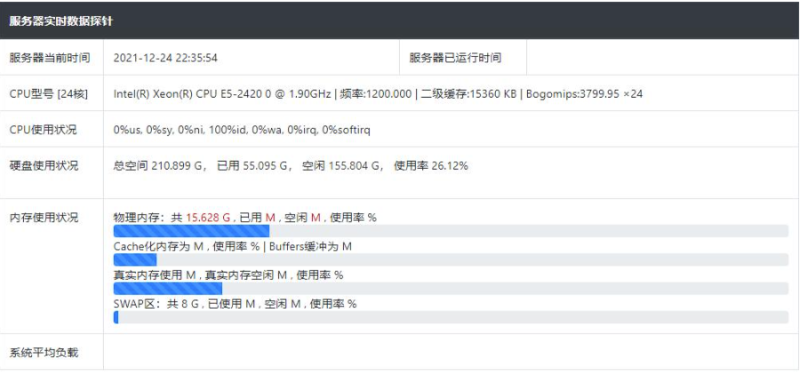 Bin探针-PHP版的简化探针源码-资源网站