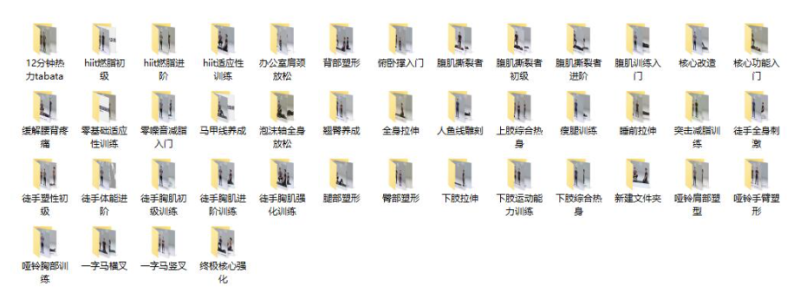 会员运动课程精讲-资源网站