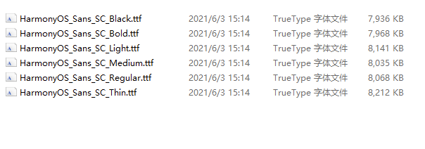 免费商用华为鸿蒙字体HarmonyOS_Sans-资源网站
