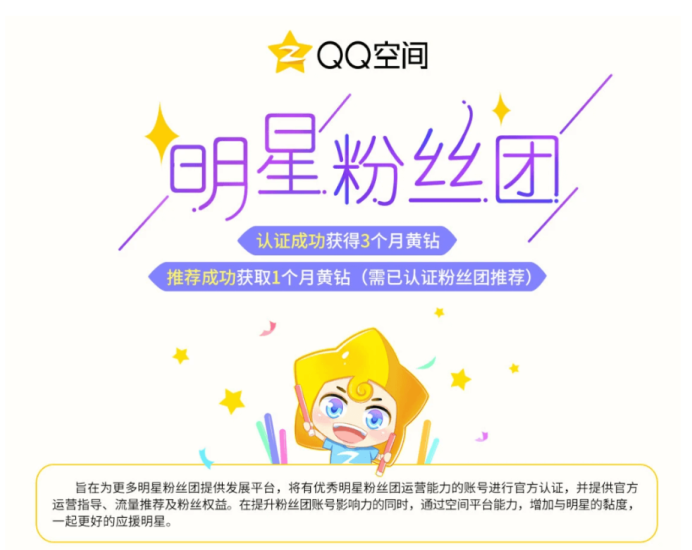 QQ空间明星粉丝团如何认证方法-资源网站
