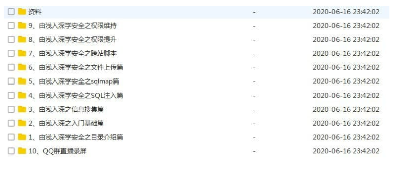 网络安全黑客入门教程下载-由浅入深学安全-资源网站