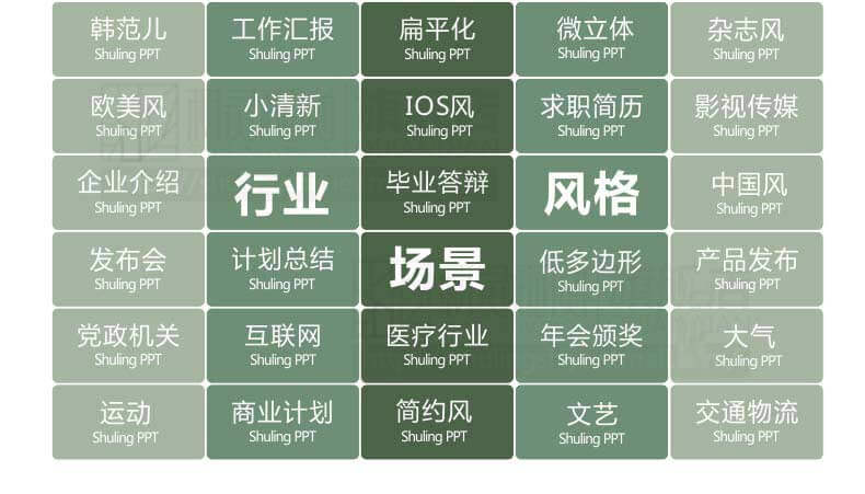 图片[1]-PPT模板-商务-工作总结汇报-动态-简约清新-毕业答辩PPT-全部免费送