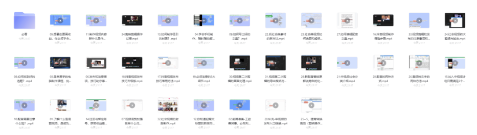 大星哥-抖音中视频计划-价值3980元