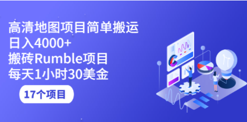 搬砖项目高清地图日入400+-资源网站