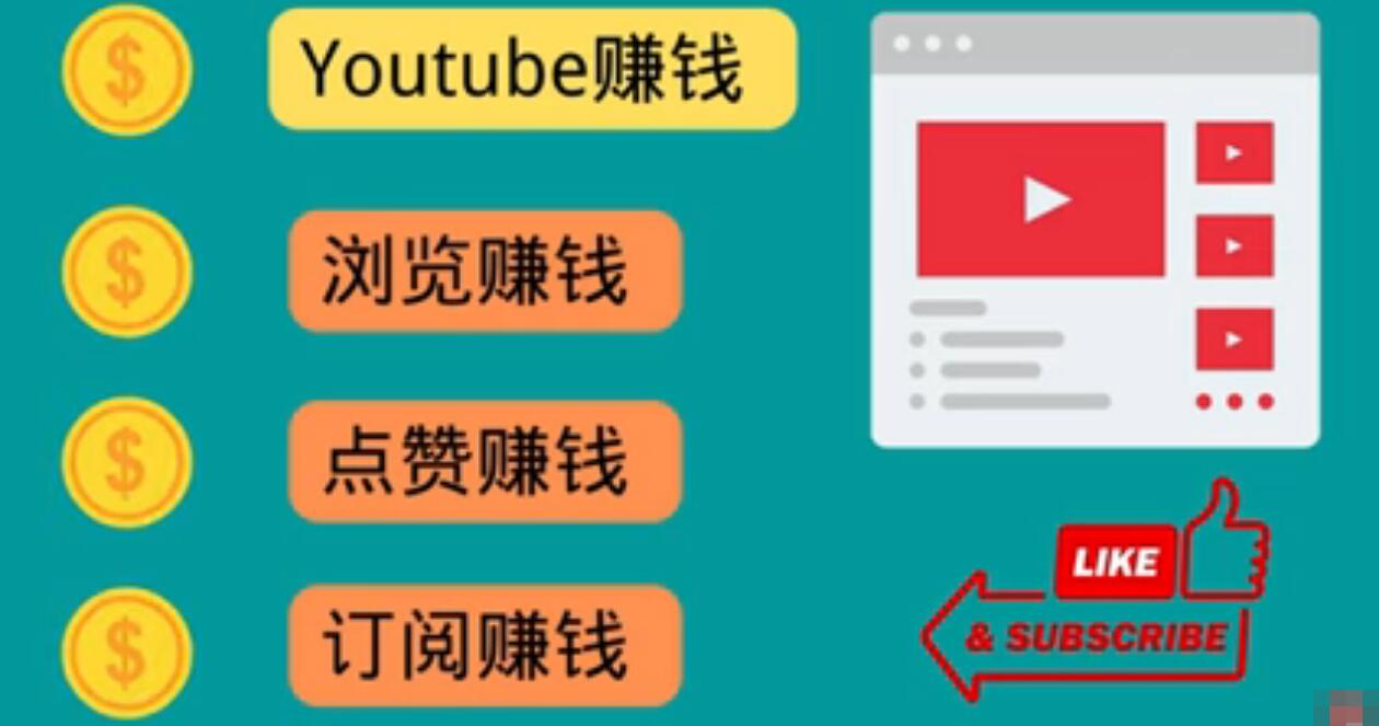看油管视频-完成小任务_轻松赚到美元-爱分享资源网