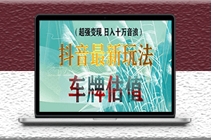 抖音直播车牌估值玩法项目_轻松日赚几百+【详细玩法教程】-资源网站
