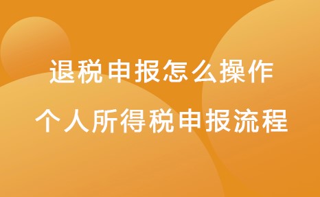 2022年个人所得税申请退税怎么操作