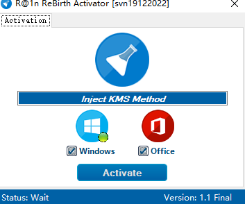 ReBirth Activator win office全版本激活器免费下载-资源网站