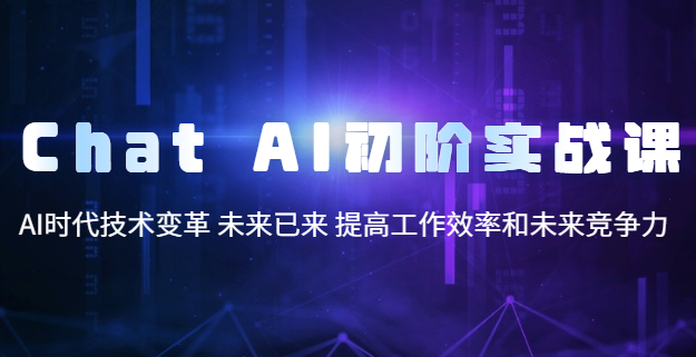图片[1]-Chat AI 初阶实战课：助力未来竞争力与效率提升-资源网站