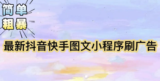 图片[1]-抖音快手小程序掘金_5980元的付费攻略大揭秘-资源网站