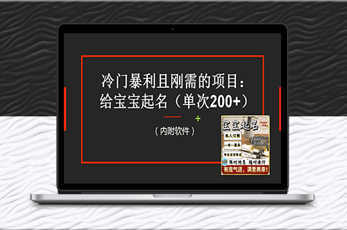宝宝起名_一单200+_冷门暴利项目！内附教程+工具！-资源网站