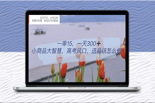 高考风口小商品选品大智慧_一单15元_一天300+！-资源网站
