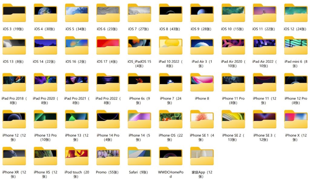 图片[1]-iPhone历代壁纸_畅享独一无二的视觉盛宴！