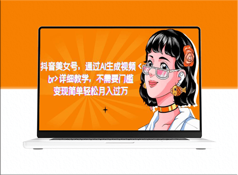 无门槛教学：使用AI生成抖音美女号视频_月入过万攻略-资源网站