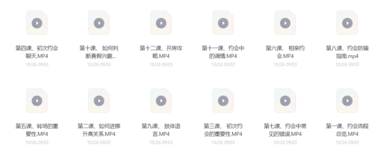 约会的黄金法则：让你的约会更成功-资源网站