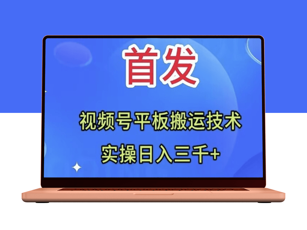 视频号平板搬运技术_日入三千＋(全网首发)-资源网站