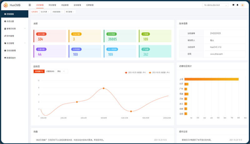 HuoCMS 2.0：基于ThinkPHP内核的强大开源CMS建站系统_免费下载与商用授权-资源网站
