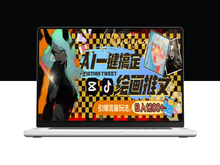 AI绘画技术_实现流量变现_日入1200+-资源网站