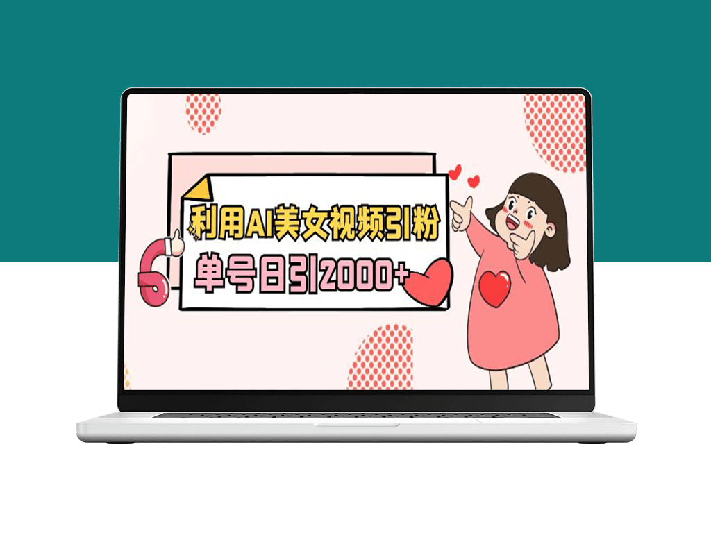 AI美女视频营销：新手日吸引2000粉丝(含教程+工具推荐)-资源网站