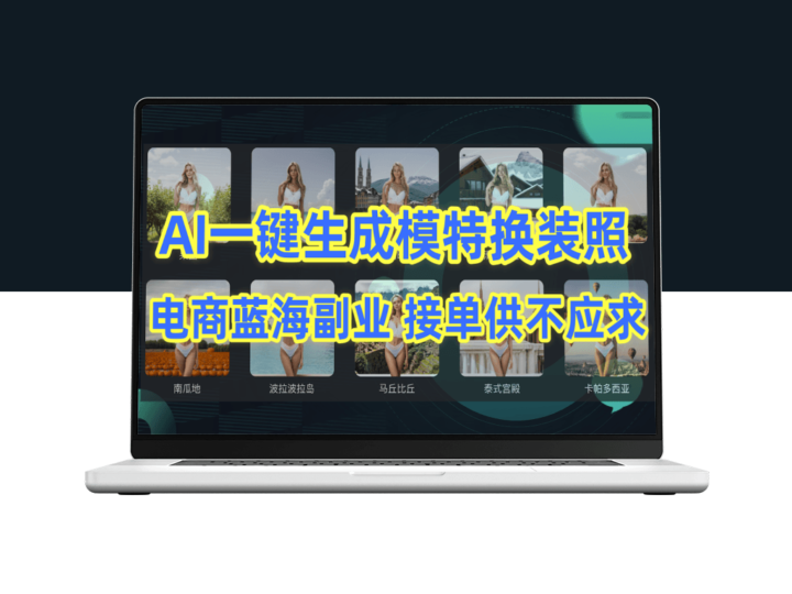 AI技术助力电商行业_一键生成模特换装照-资源网站