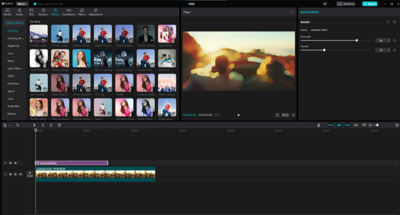 [Windows]剪映国际版 CapCut v3.6.0.1318 全新转场特效滤镜免费使用-资源网站