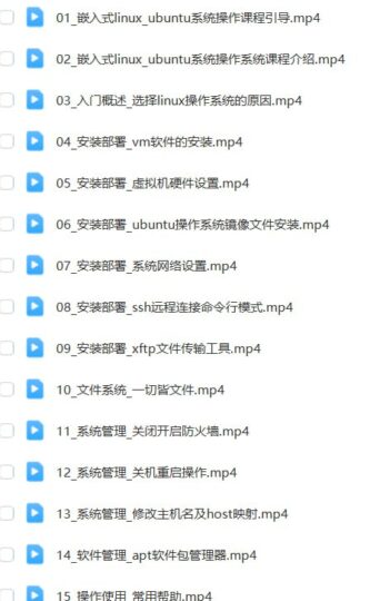 嵌入式Linux之Ubuntu 乌班图Ubuntu安装入门到实战-资源网站