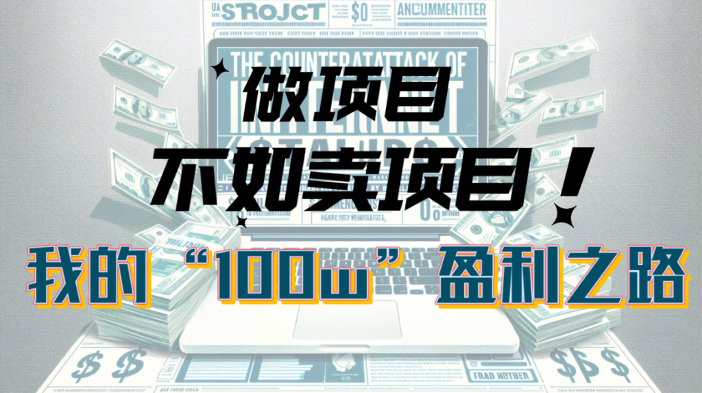 图片[1]-我是如何通过卖项目赚取百万利润的