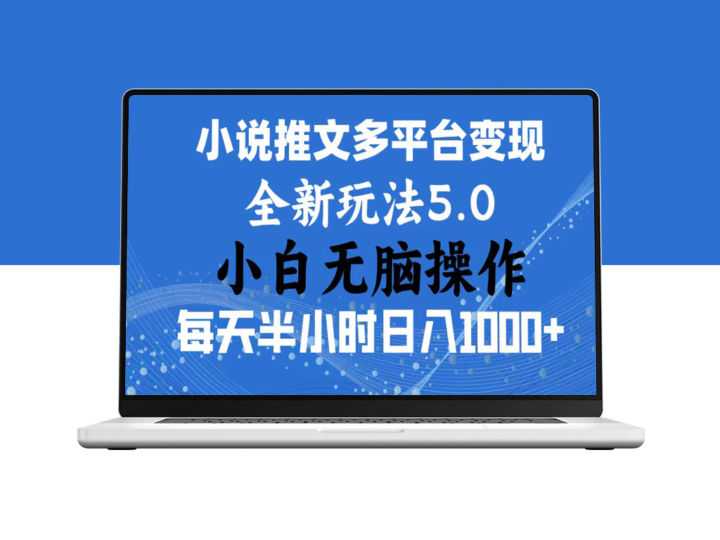 2024年6月分发小说暴力玩法_日入1000+操作指南-资源网站