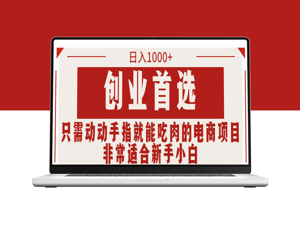 电商项目每日收入1000+_新手创业首选-资源网站