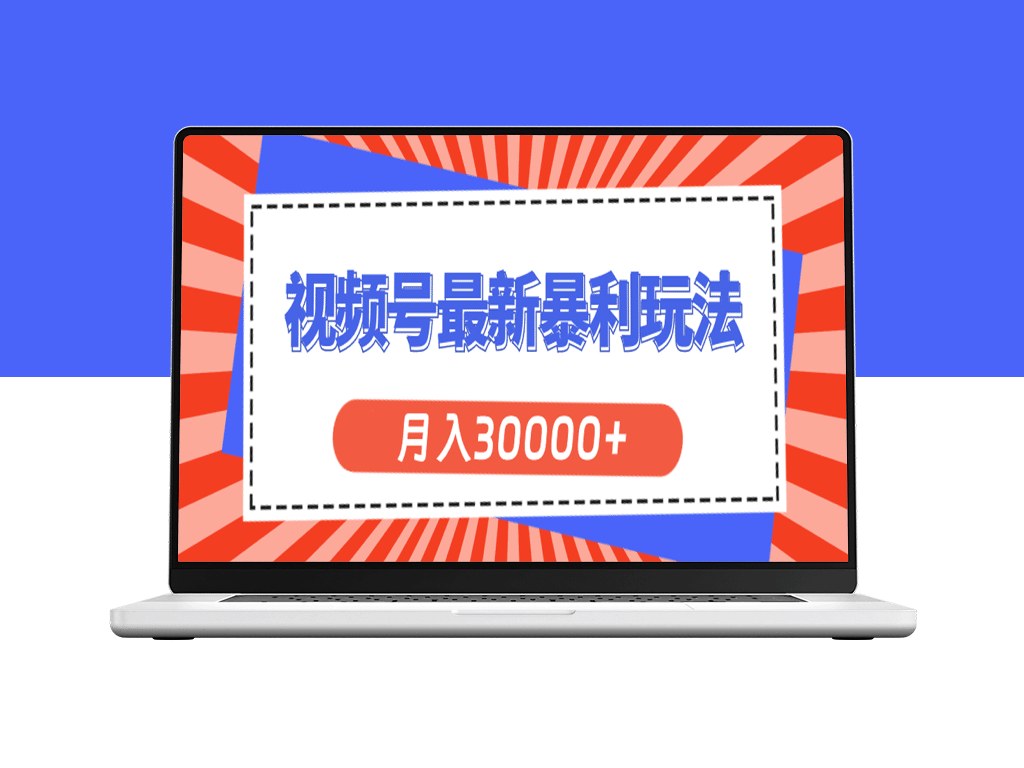 视频号最新暴利玩法_月入30000+不是梦-资源网站