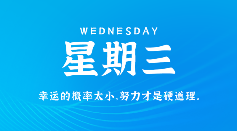7月24日，星期三，在这里每天60秒读懂世界！-资源网站