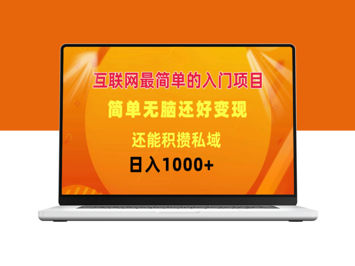互联网入门必备：简单赚钱+私域流量_每天赚1000+-资源网站