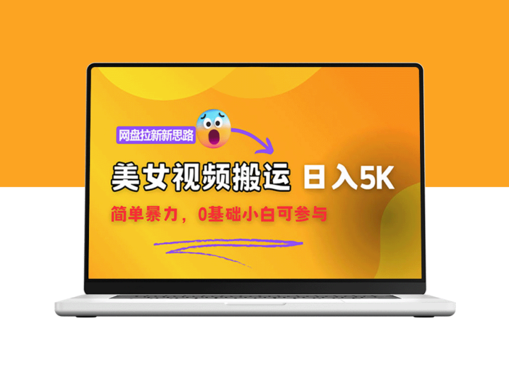 从零基础到日赚5000+_视频搬运+网盘拉新全攻略_操作简单暴力-资源网站