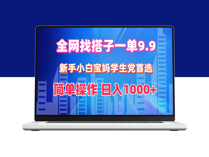全网轻松找搭子1单仅9.9元_新手宝妈学生党的致富秘诀_日赚1000+-资源网站