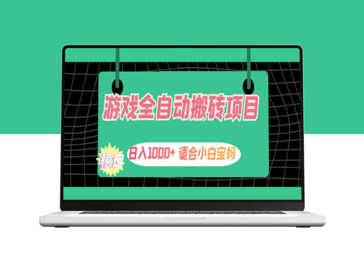 零基础宝妈也能赚：全自动搬砖副业项目日入1000+-资源网站