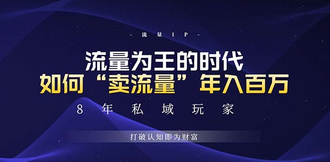 图片[1]-通过流量变现实现年入百万_未来蓝海项目-资源网站