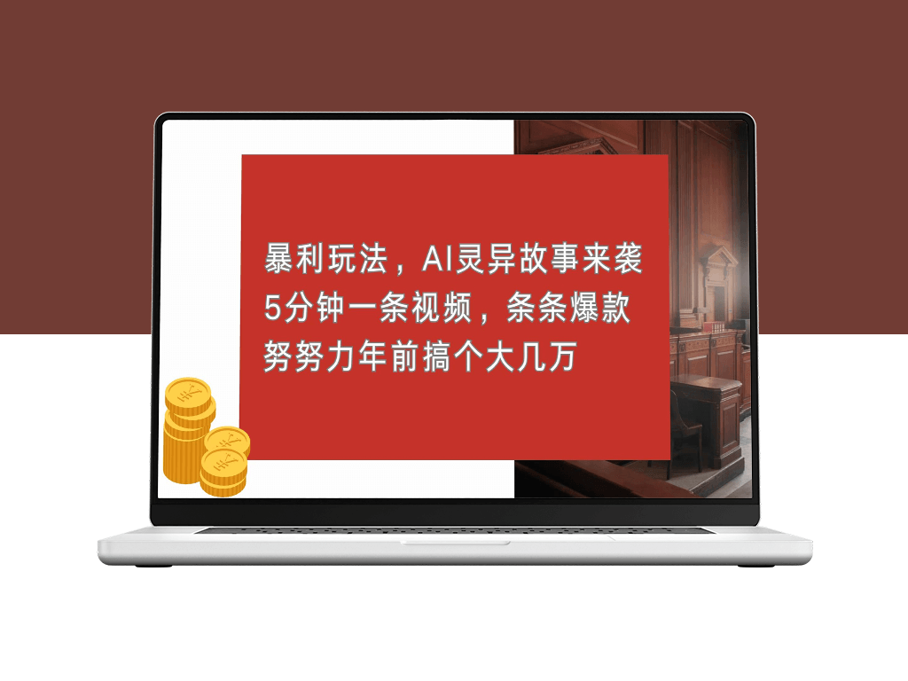 AI灵异短视频暴利玩法_5分钟一条爆款-资源网站