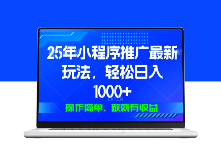 25年微信小程序最新引流玩法_日赚1000+_零基础也能做-资源网站