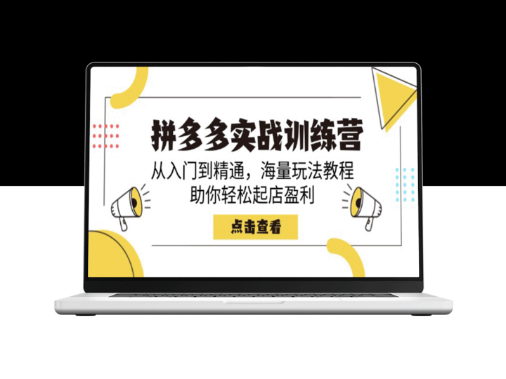 拼多多开店全攻略：从零到百万销量_实战技巧与海量玩法助你赚取第一桶金-资源网站