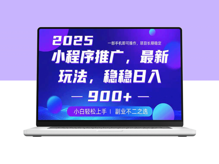 25年小程序赚钱新趋势_日赚900+的副业秘籍_开启兼职之路-资源网站