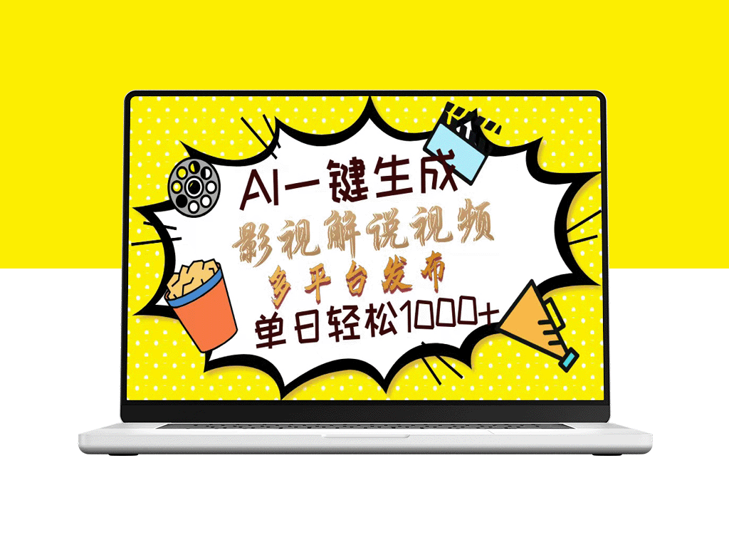 AI极速生成影视解说视频_10秒搞定_多平台自动分发_日赚1000+