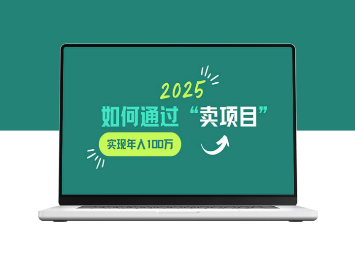 2025年如何通过“项目转售”实现年赚百万-资源网站
