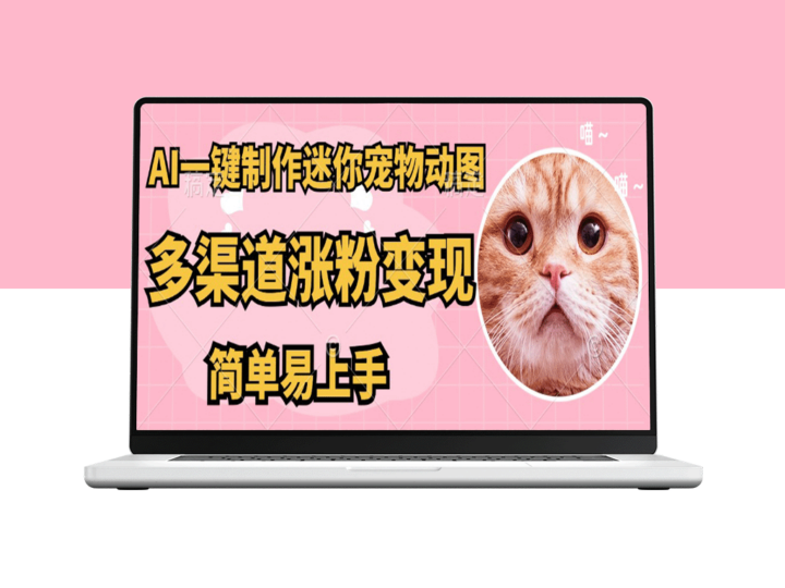 5分钟打造超迷你宠物图_AI助力引流涨粉_变现的全新玩法-资源网站