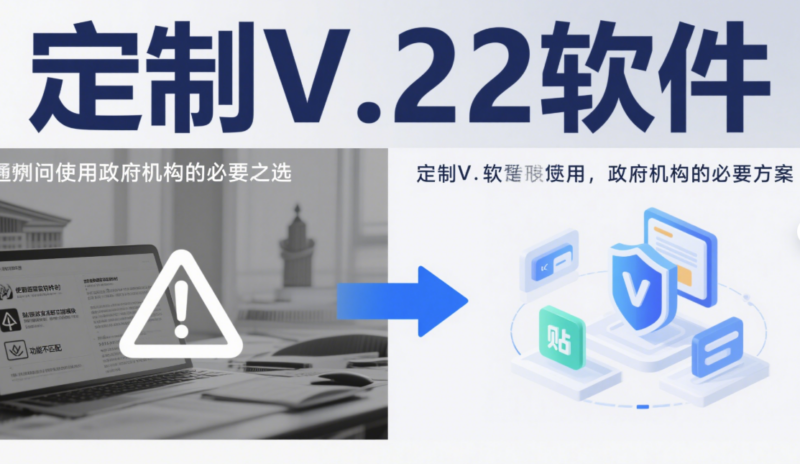 政府机构为何需要专用的定制V软件？-资源网站