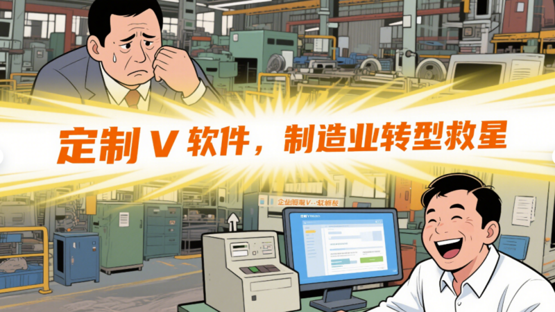 制造业转型路上，定制V软件扮演的角色-资源网站