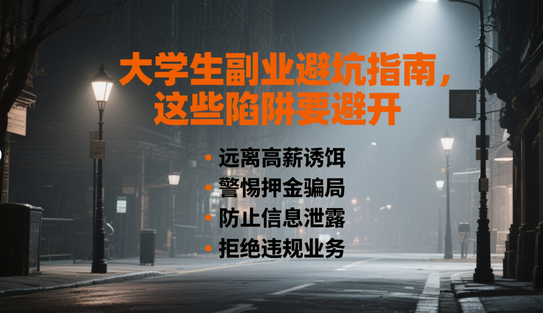 大学生副业避坑指南，这些陷阱要避开-资源网站