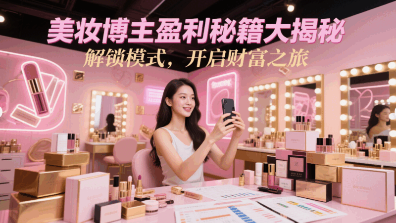 小项目副业：美妆博主的盈利模式-资源网站