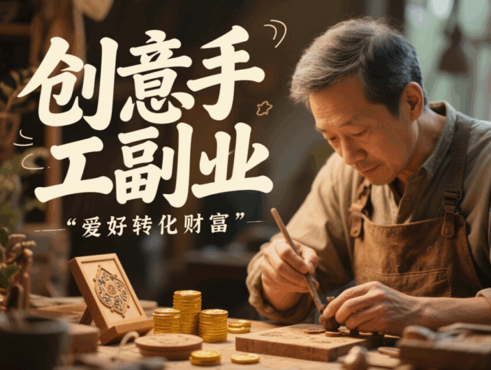 小项目副业之创意手工：把爱好变成财富-资源网站